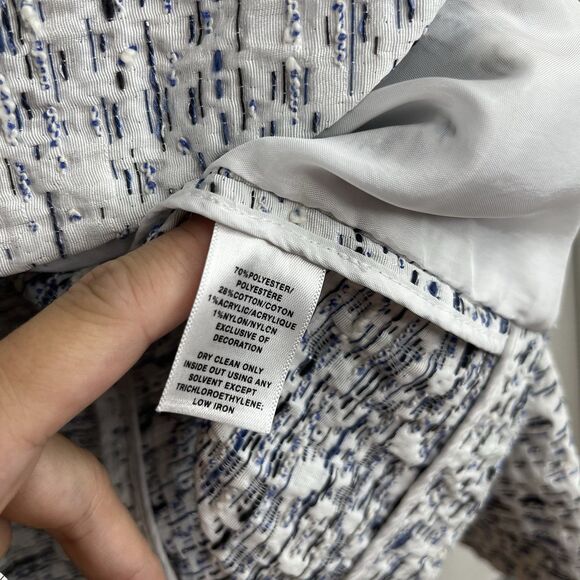 Lafayette 148 Women's Blazer Career Jacket Size 16 Textured Office Professional - Picture 7 of 9